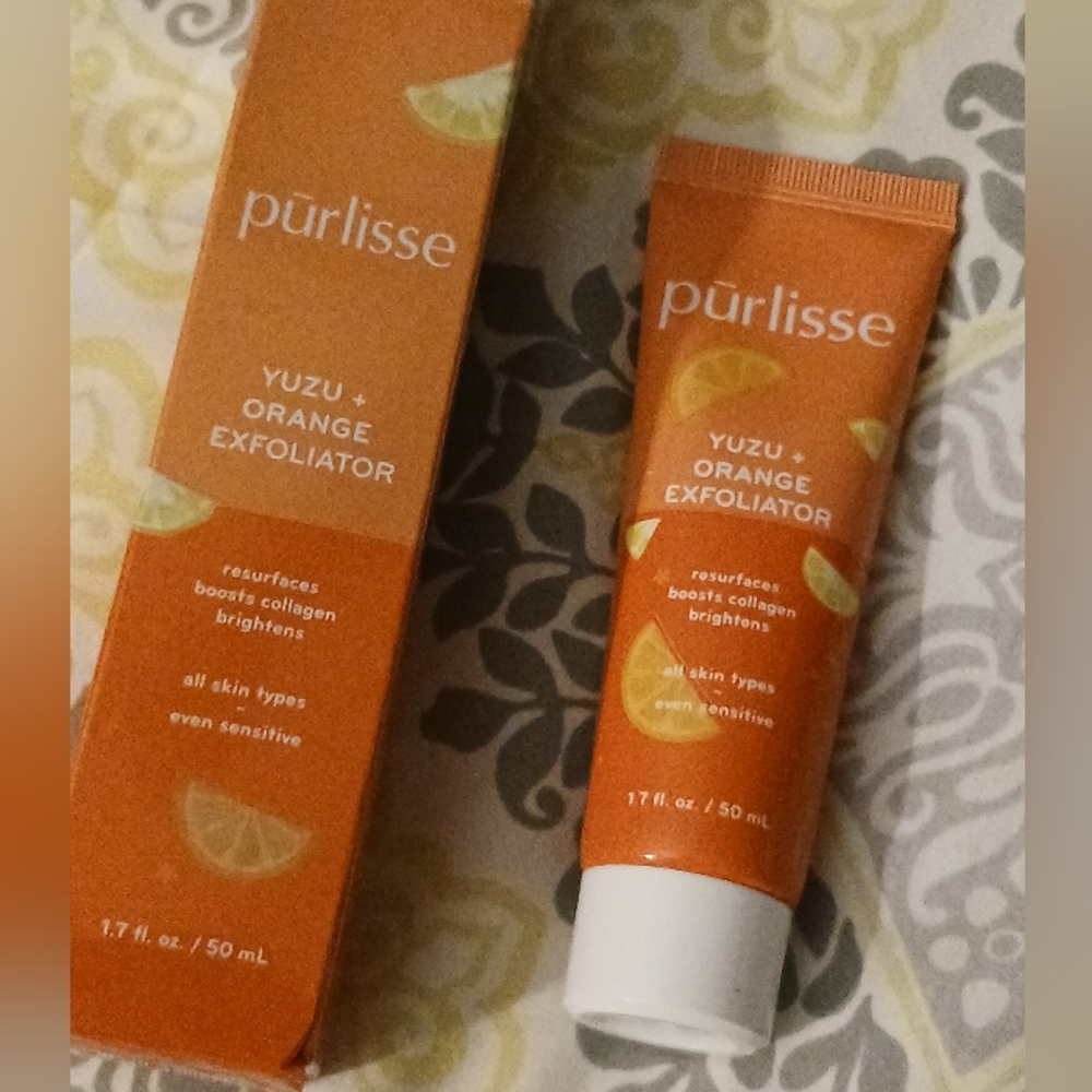 NWT! PURLISSE YUZI + ORANGE EXFOLIATOR 1.7 fl.oz